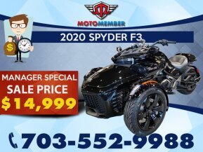 2020 Can-Am Spyder F3 for sale 201176423